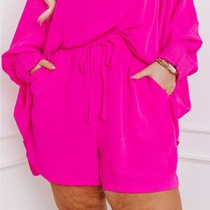 ODDY High Waist Fuchsia Shorts